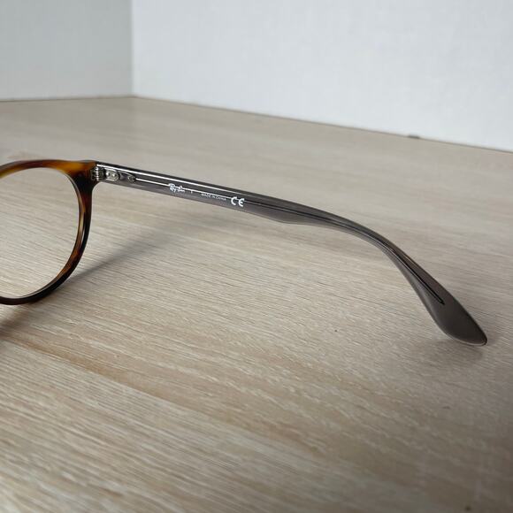 Ray-Ban RB5283 5607 Eyeglasses Brown Gray Round Frames Keyhole 49-21-145 - Picture 6 of 8